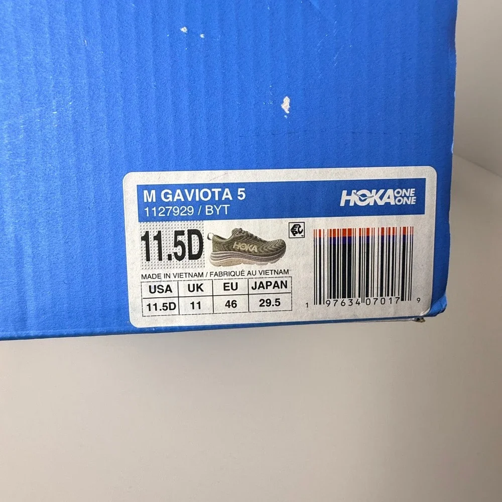 Hoka Gaviota 5 Men's Size 11.5D Olive Green Athletic Running Shoes NEW - Picture 5 of 5